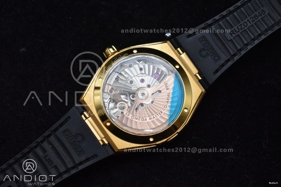 Black Constellation Black A8900 Gummy Black Clone 1:1 Strap Super on Edition VSF Dial YG Best Ceramic 0130